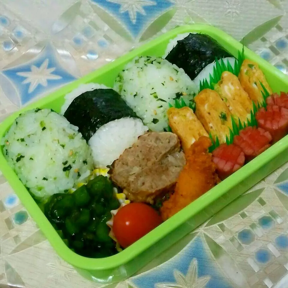 Snapdishの料理写真:旦那さん夜勤お弁当(^〇^)|りらさん