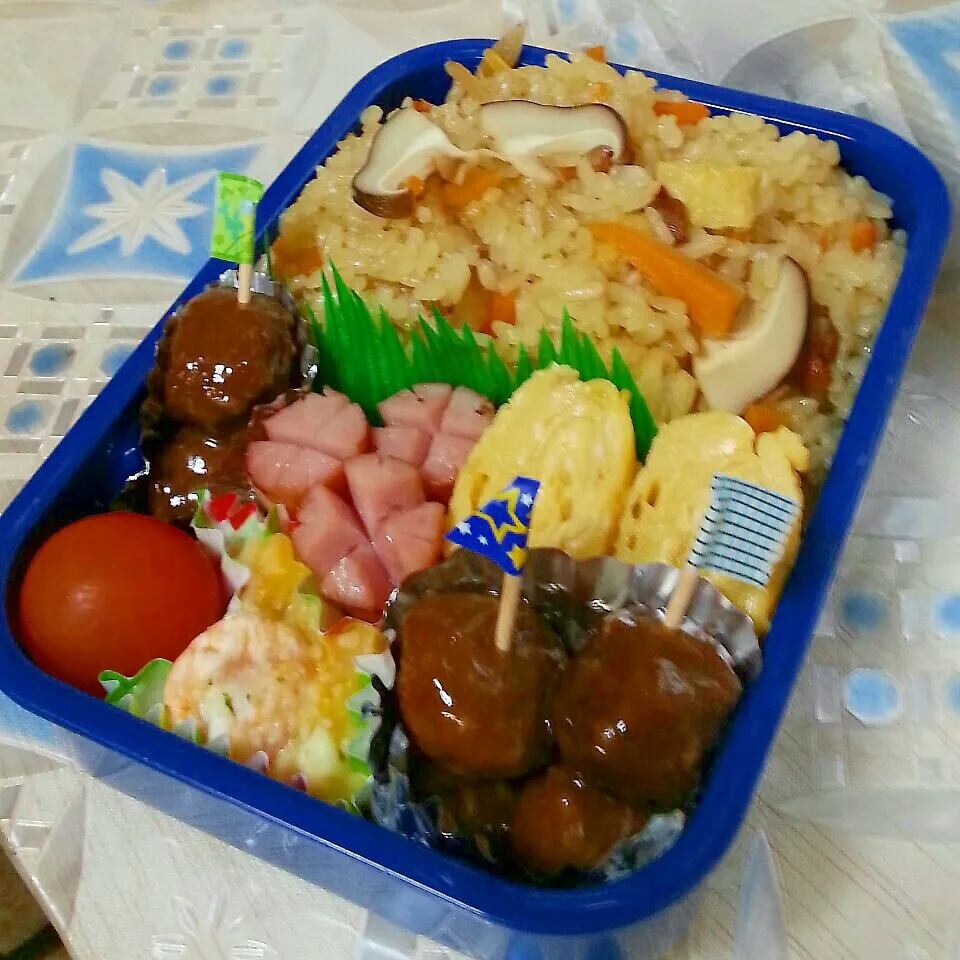 旦那さん夜勤お弁当(*≧∀≦*)|りらさん