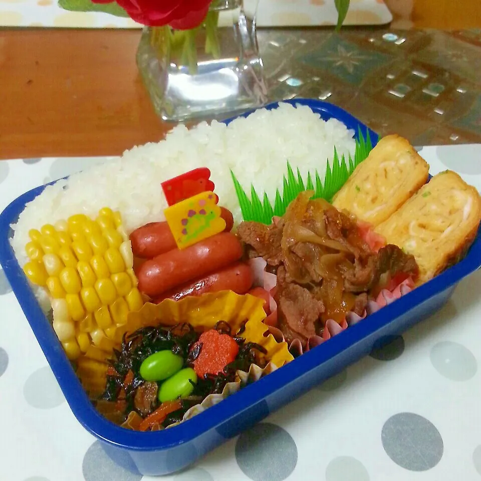 Snapdishの料理写真:旦那さん夜勤お弁当(*≧∀≦*)|りらさん