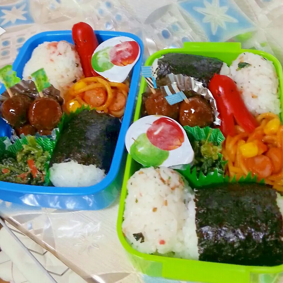 子供たちお弁当(☆∀☆)|りらさん