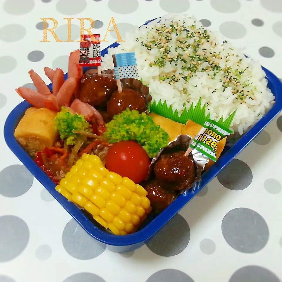 旦那さん夜勤お弁当(☆∀☆)|りらさん