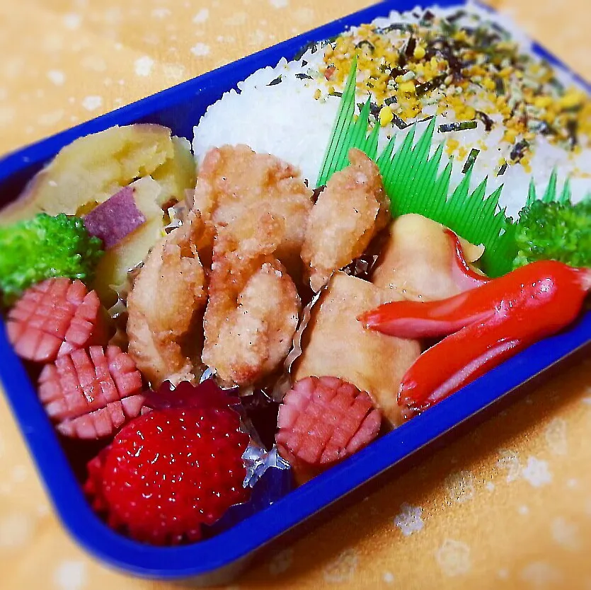 Snapdishの料理写真:旦那さん夜勤お弁当(*≧∀≦*) |りらさん