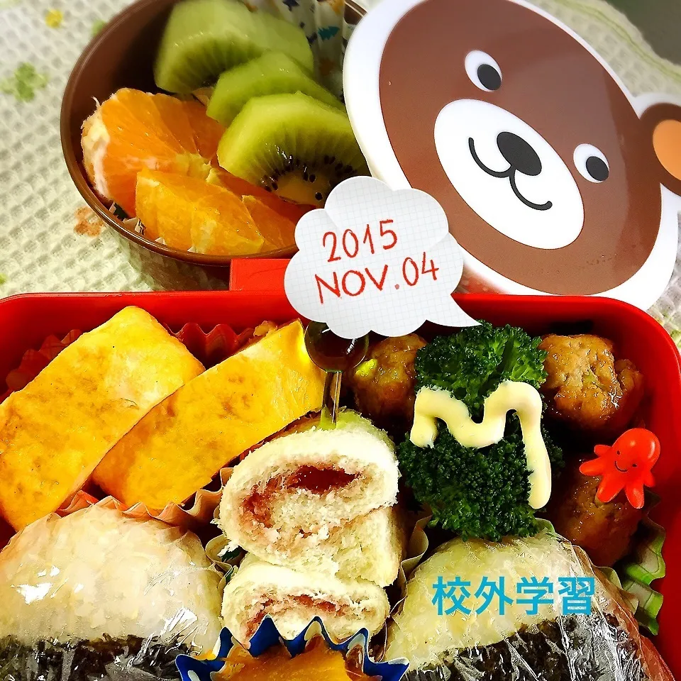 Snapdishの料理写真:息子くん☆校外学習弁当|harutomomamaさん