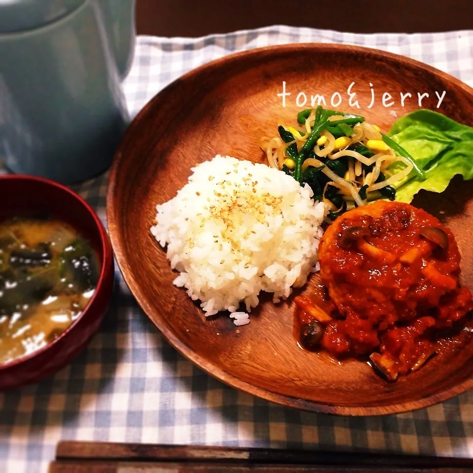 トマトチキンバーグ|mugiさん