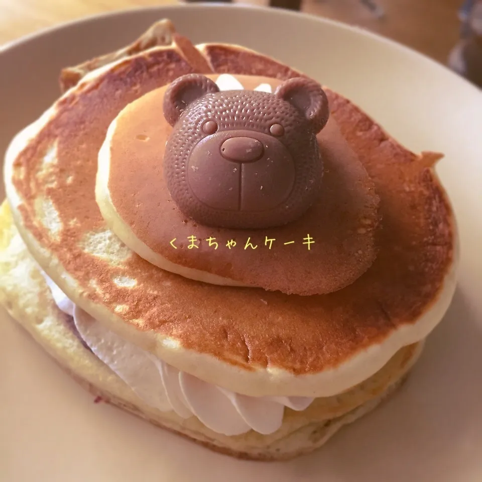 Snapdishの料理写真:くまちゃんケーキ|harutomomamaさん