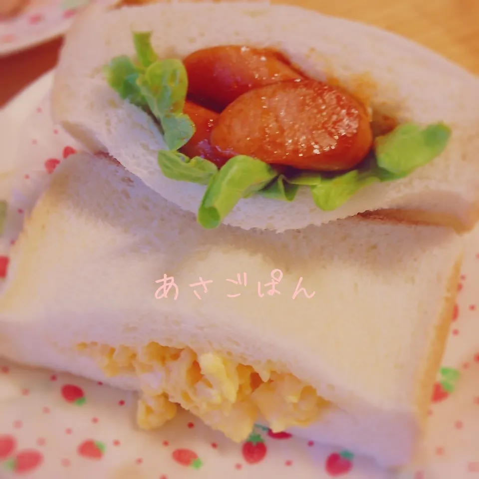 Snapdishの料理写真:朝ごぱん|harutomomamaさん