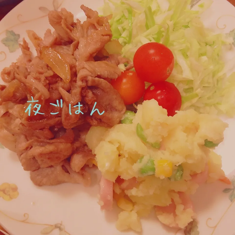 Snapdishの料理写真:夜ご飯|harutomomamaさん