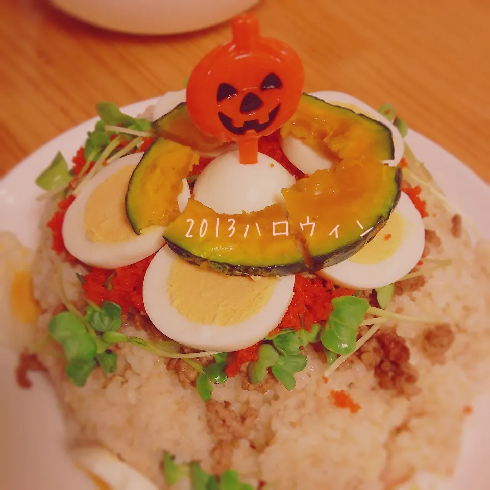 Snapdishの料理写真:ハロウィンちらし|harutomomamaさん