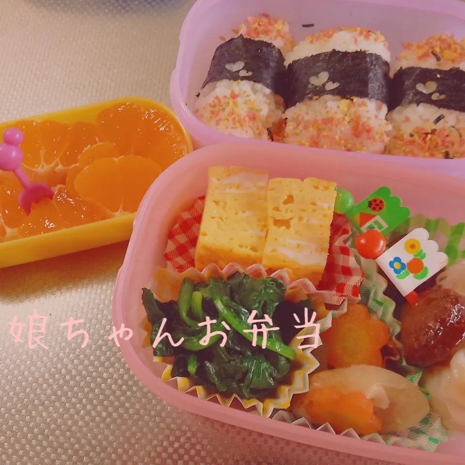 Snapdishの料理写真:娘ちゃんお弁当|harutomomamaさん