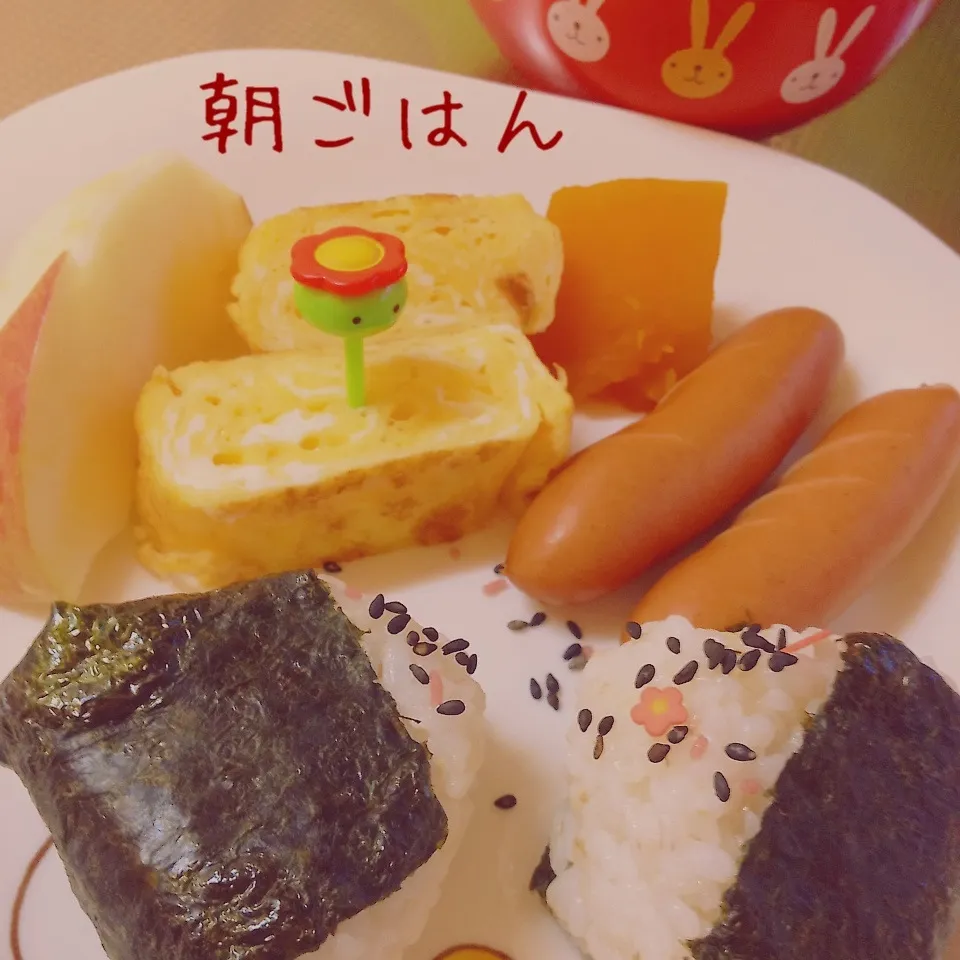 Snapdishの料理写真:朝ごはん|harutomomamaさん