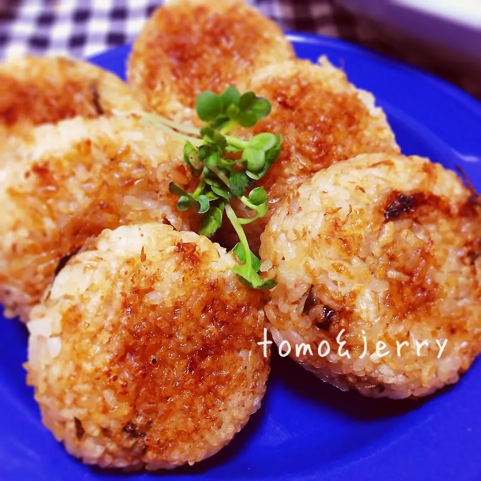 Snapdishの料理写真:焼きおにぎり|mugiさん