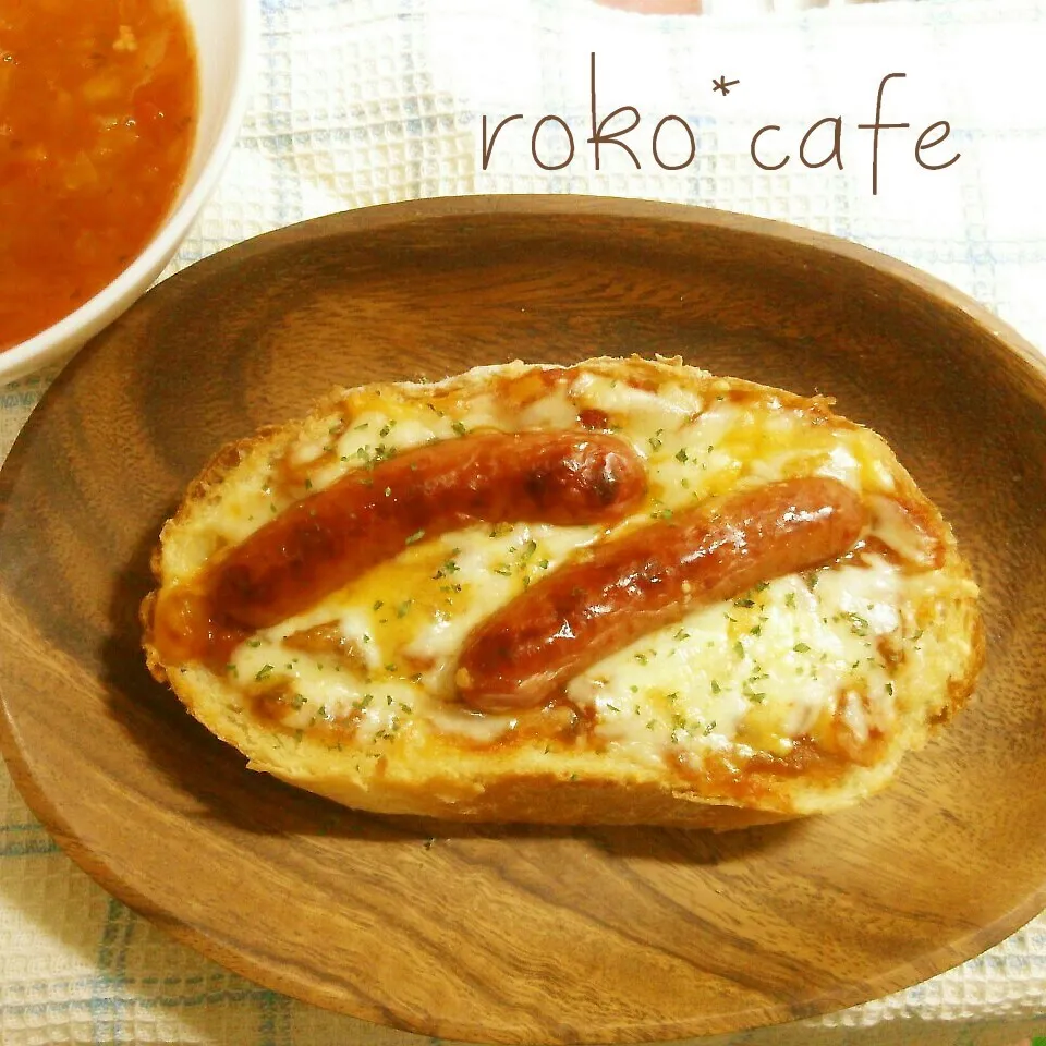 カンパーニュでラタトゥイユチーズトースト|roko*cafe sweetsさん