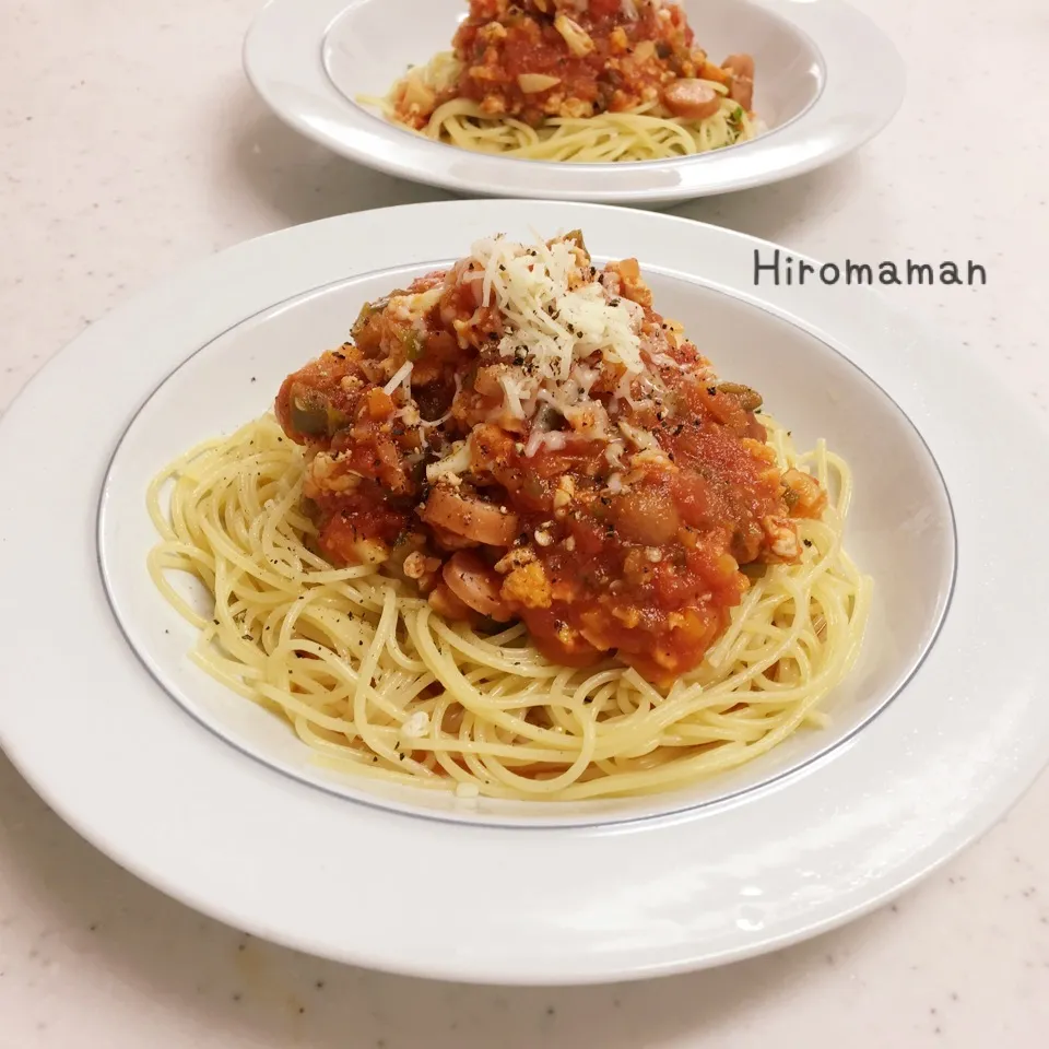 お野菜たっぷり♡ミートソースパスタ♪|ひろママさん