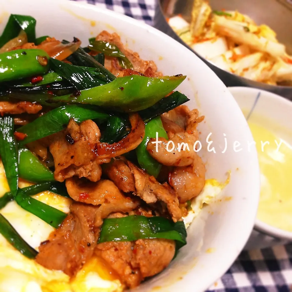 tomo丼(ラー油豚丼)|mugiさん