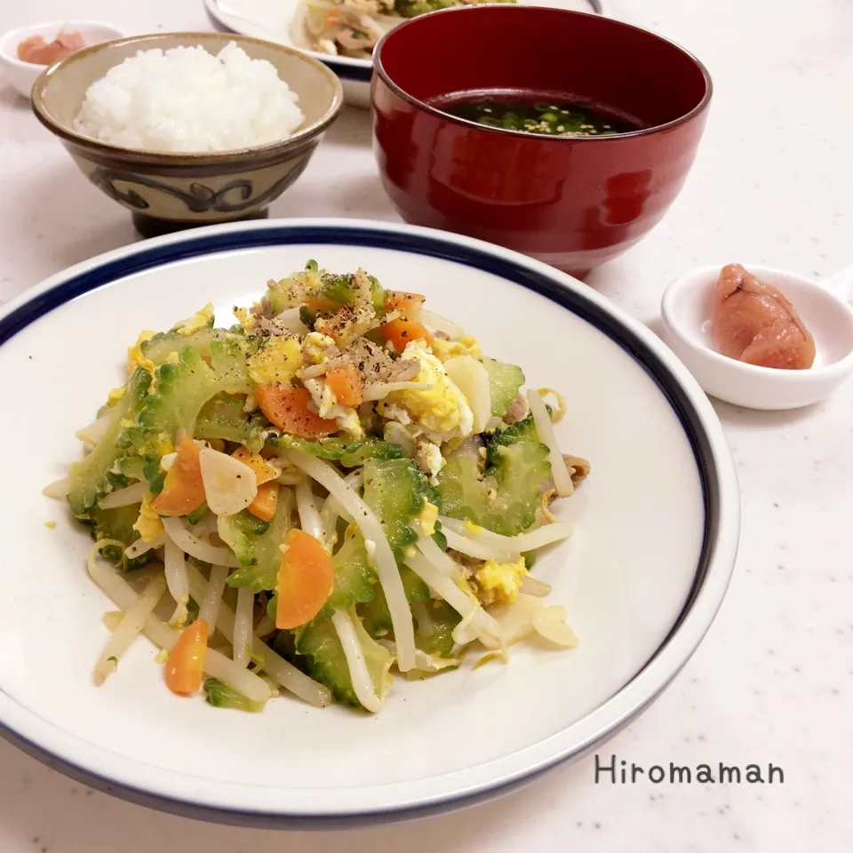 ゴーヤチャンプル定食♪|ひろママさん