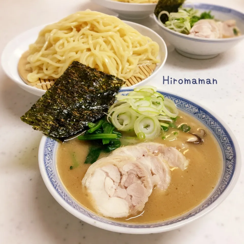 Snapdishの料理写真:濃厚♪鶏白湯つけ麺♡|ひろママさん