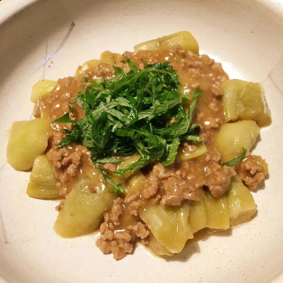 別ものになっちまったいっこさんのナスの胡麻ダレ煮|りんごさん