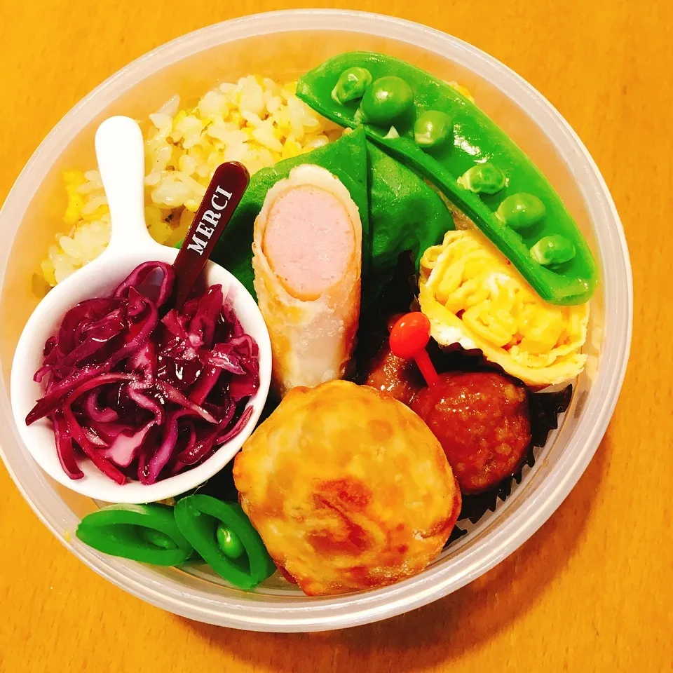 Snapdishの料理写真:高菜チャーハン弁当|りんごさん