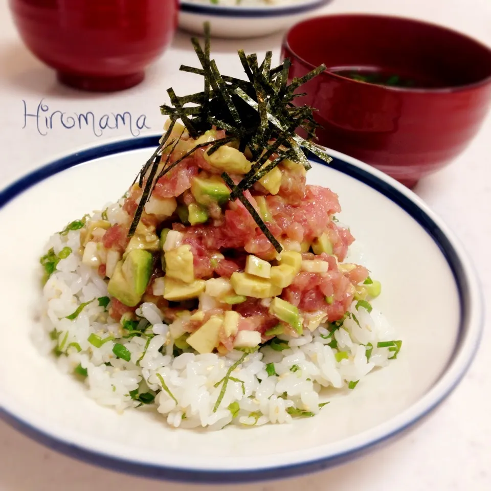 マグロたたきのスタミナ丼Ψ(｀∀´)Ψ|ひろママさん