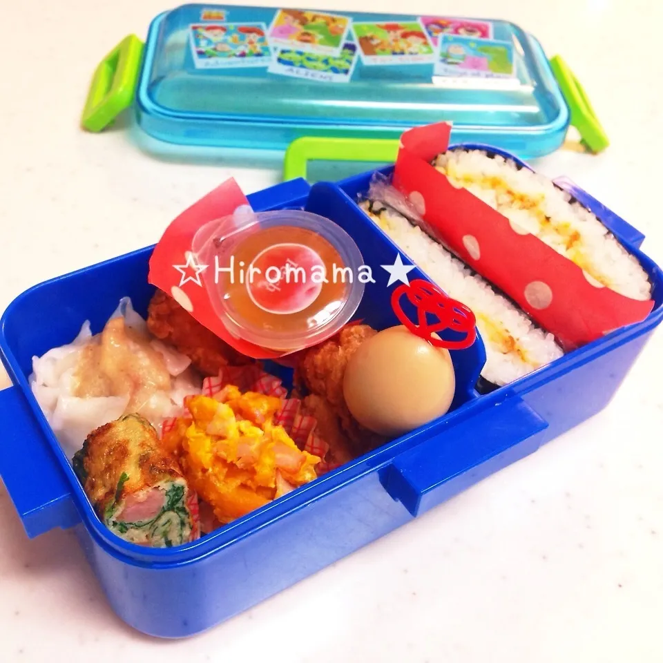 ふりかけおにぎらず弁当♪|ひろママさん