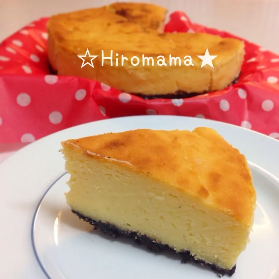 卵不使用！さつまいものベイクドチーズケーキ♪|ひろママさん