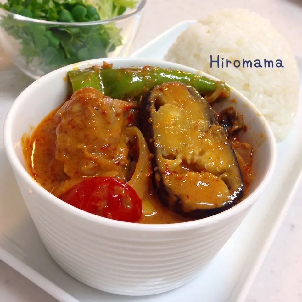 お野菜たっぷり♪レッドカレー！|ひろママさん