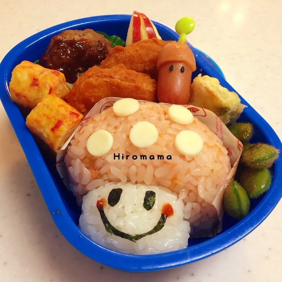 きのこおにぎり弁当♬|ひろママさん