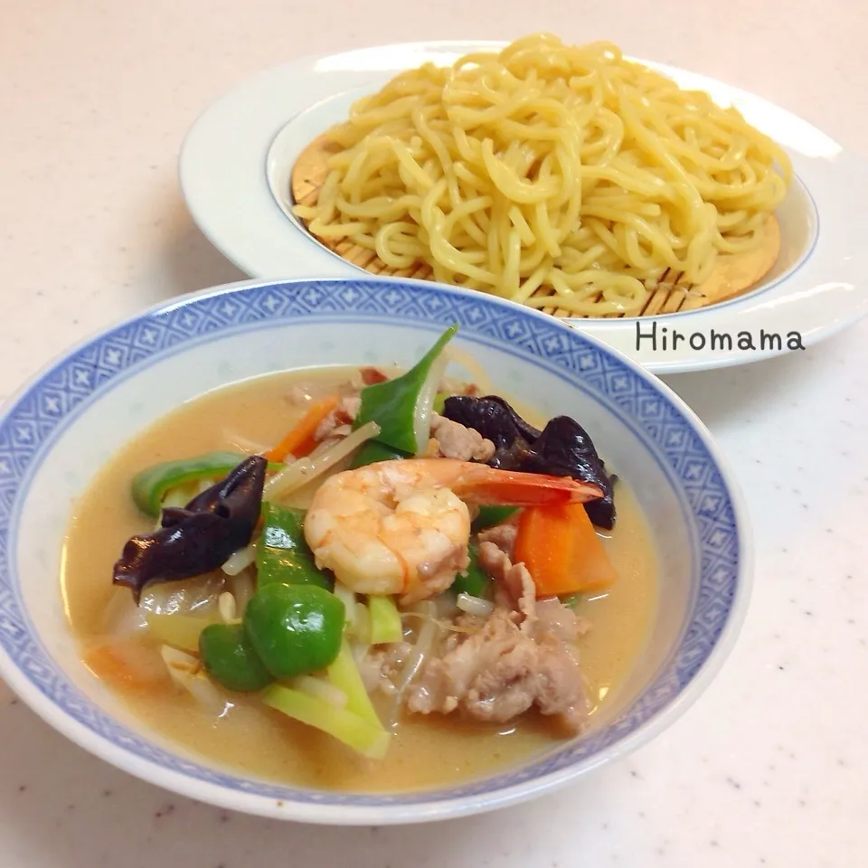 つけ麺で野菜を食べる！|ひろママさん