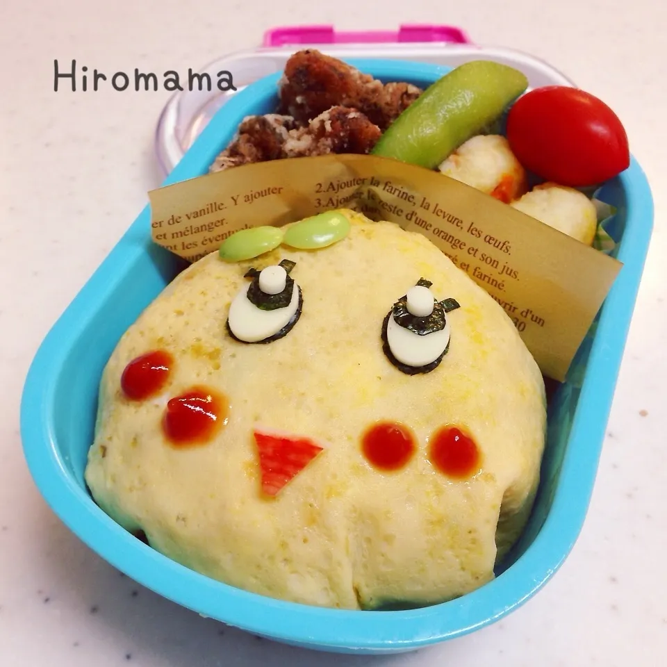 ふなっしー♪オムライス弁当|ひろママさん