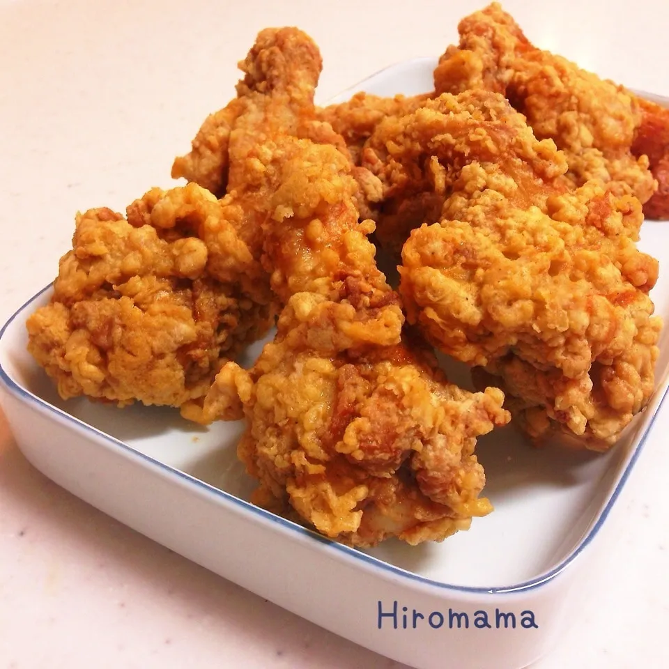 手羽元de衣サクサク☆KFC風唐揚げ♪|ひろママさん