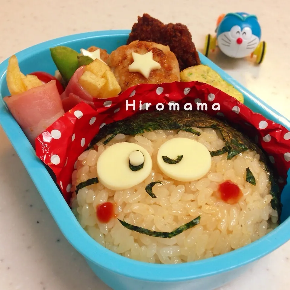 Snapdishの料理写真:のび太くんのおにぎり弁当♬|ひろママさん