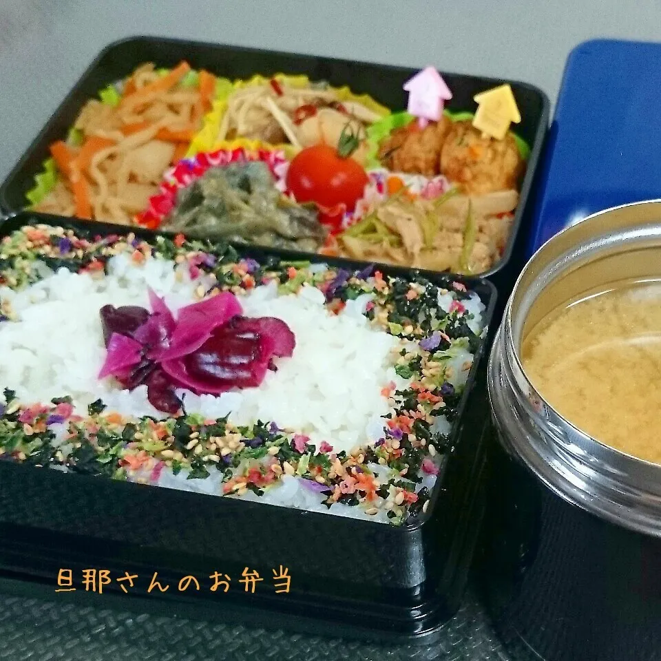 Snapdishの料理写真:旦那さんのお弁当|みきじょ〜さん