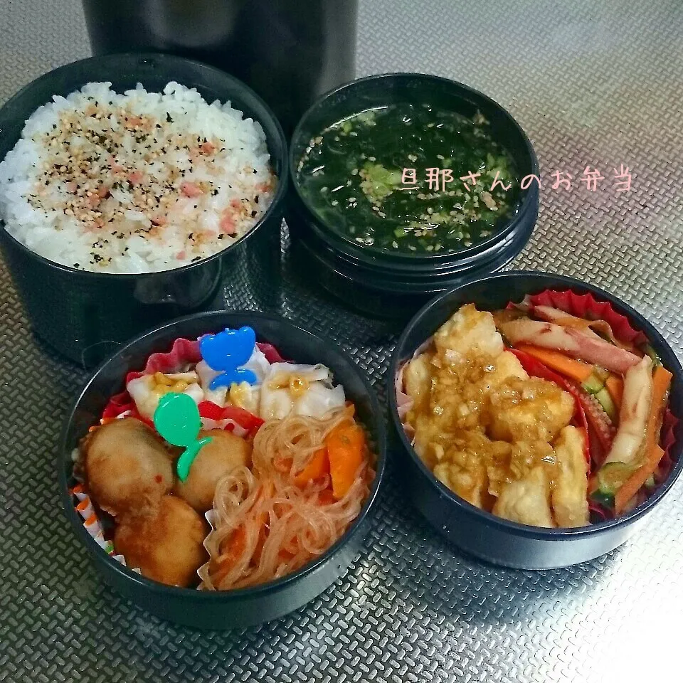 Snapdishの料理写真:旦那さんのお弁当|みきじょ〜さん