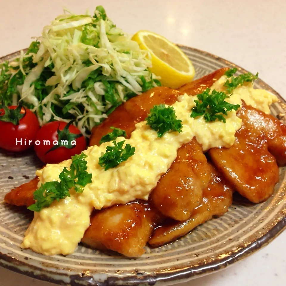 感謝♡定番の揚げない！チキン南蛮♬|ひろママさん