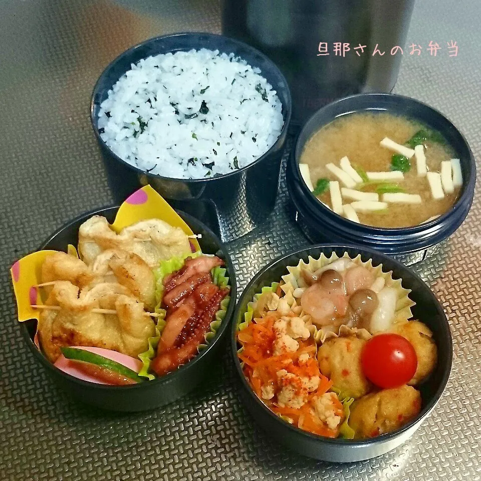 Snapdishの料理写真:旦那さんのお弁当|みきじょ〜さん