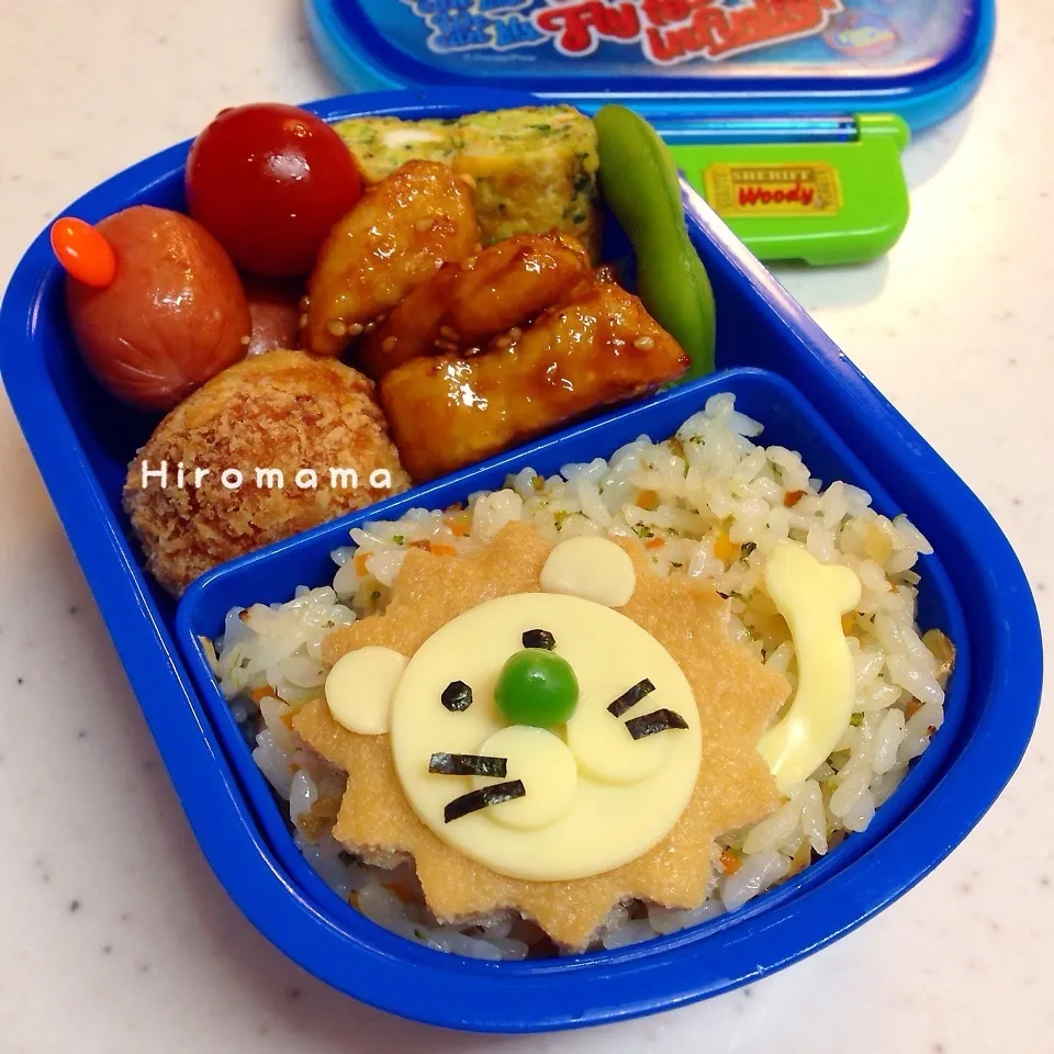 ライオンさん弁当(´・∀・)ﾉ|ひろママさん