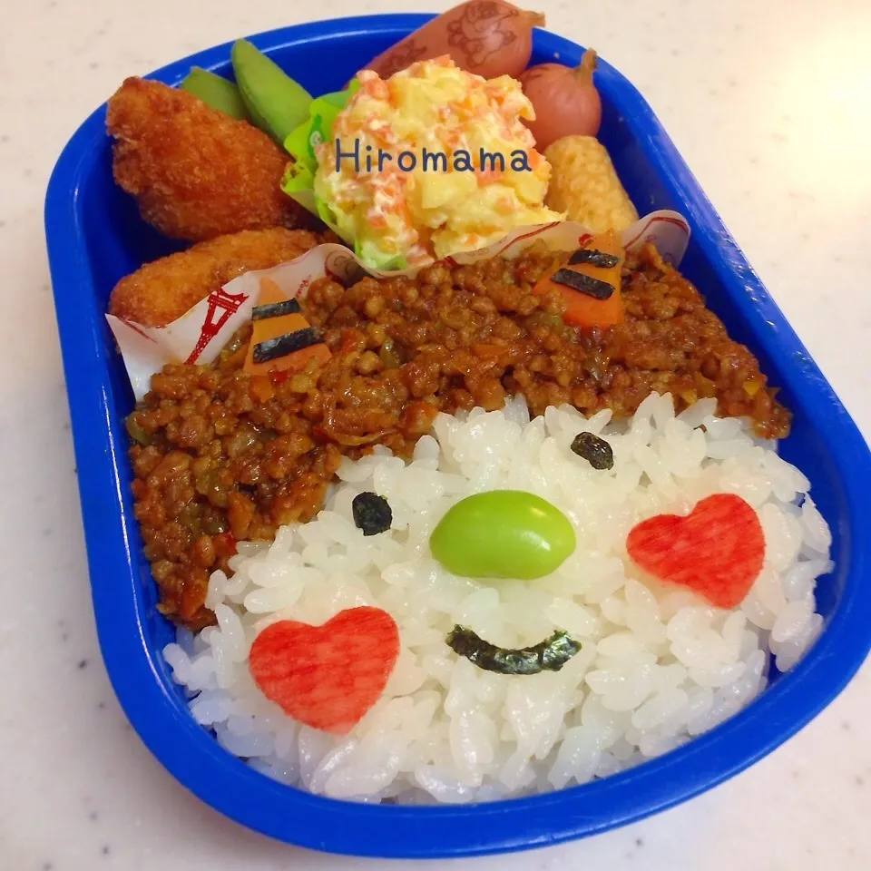 ドライカレーde鬼ちゃん弁当♬|ひろママさん