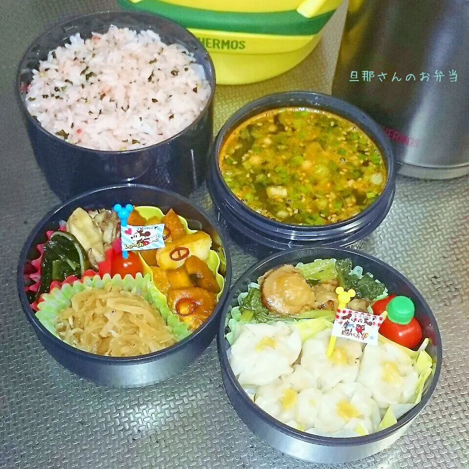 Snapdishの料理写真:旦那さんのお弁当|みきじょ〜さん