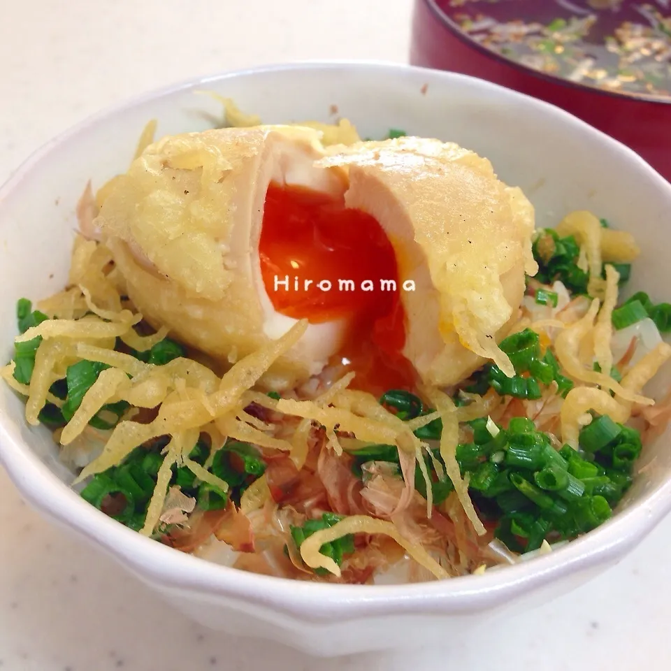 mi♪さんのまねっこ！味卵で天丼|ひろママさん