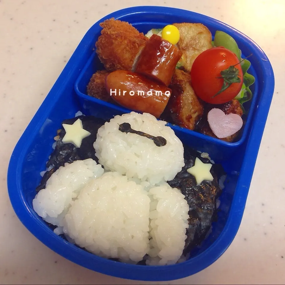 Snapdishの料理写真:ベイマックス弁当〜(σ≧∀≦)σ|ひろママさん