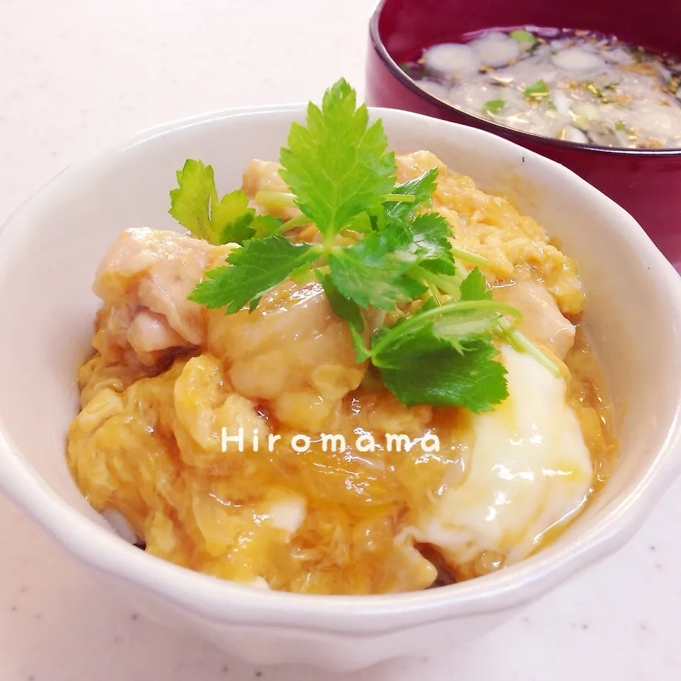 しゃなママさんのまねっこ♬とろとろ〜絶品親子丼♡|ひろママさん