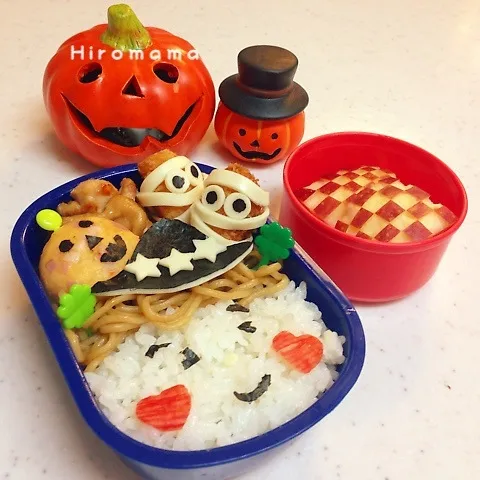 ハロウィン祭り(*´▽｀*)ﾉ))年少さんのお弁当☆|ひろママさん