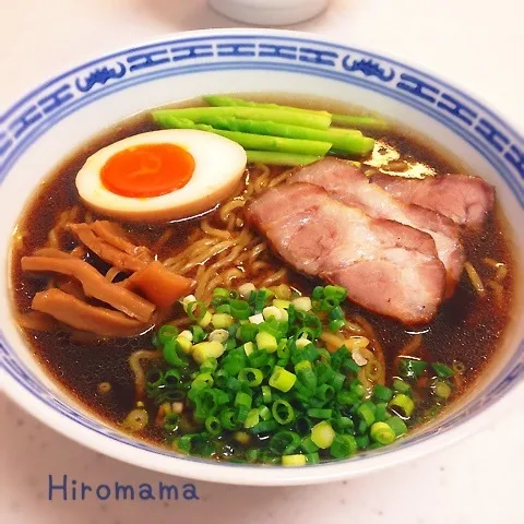 自家製チャーシューと味卵でラーメン♬|ひろママさん