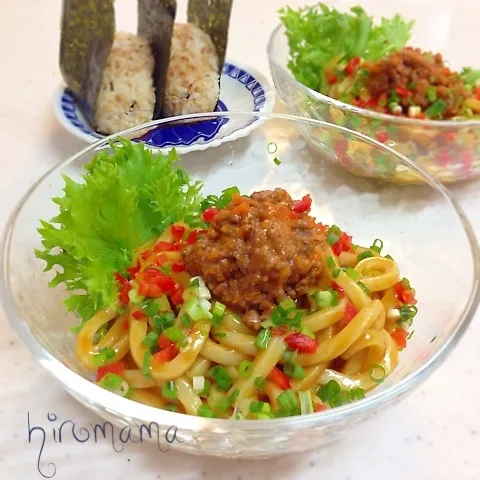 トマトたっぷり！冷やしキーマーカレーうどん♦♫♦|ひろママさん