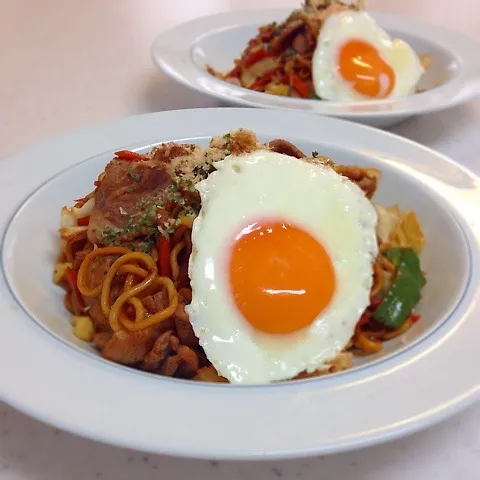 パパッと焼きそばでお昼ごはん♪|ひろママさん