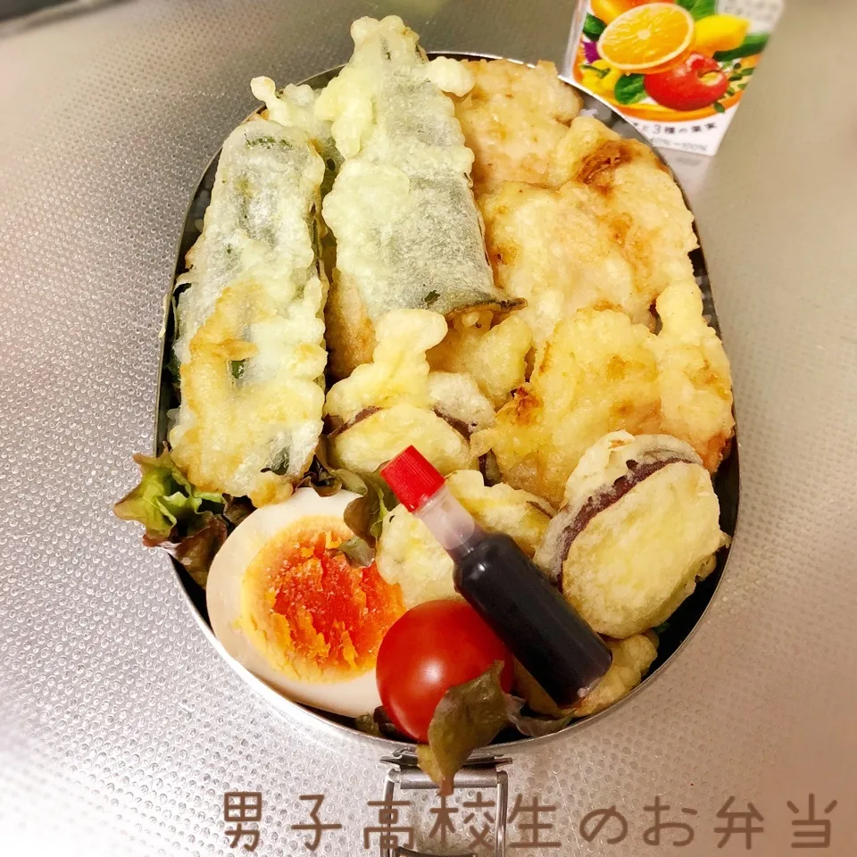 高2男子のお弁当 天麩羅|チャコさん