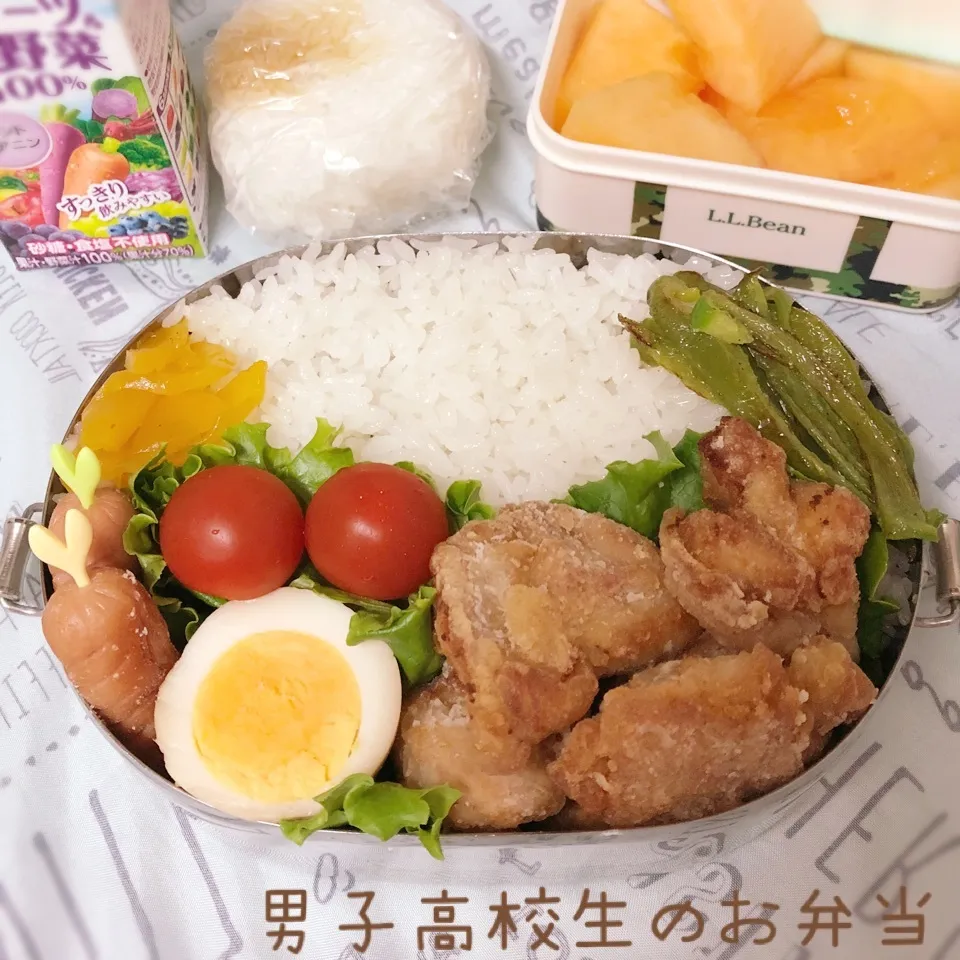 高2男子のお弁当 唐揚げ|チャコさん