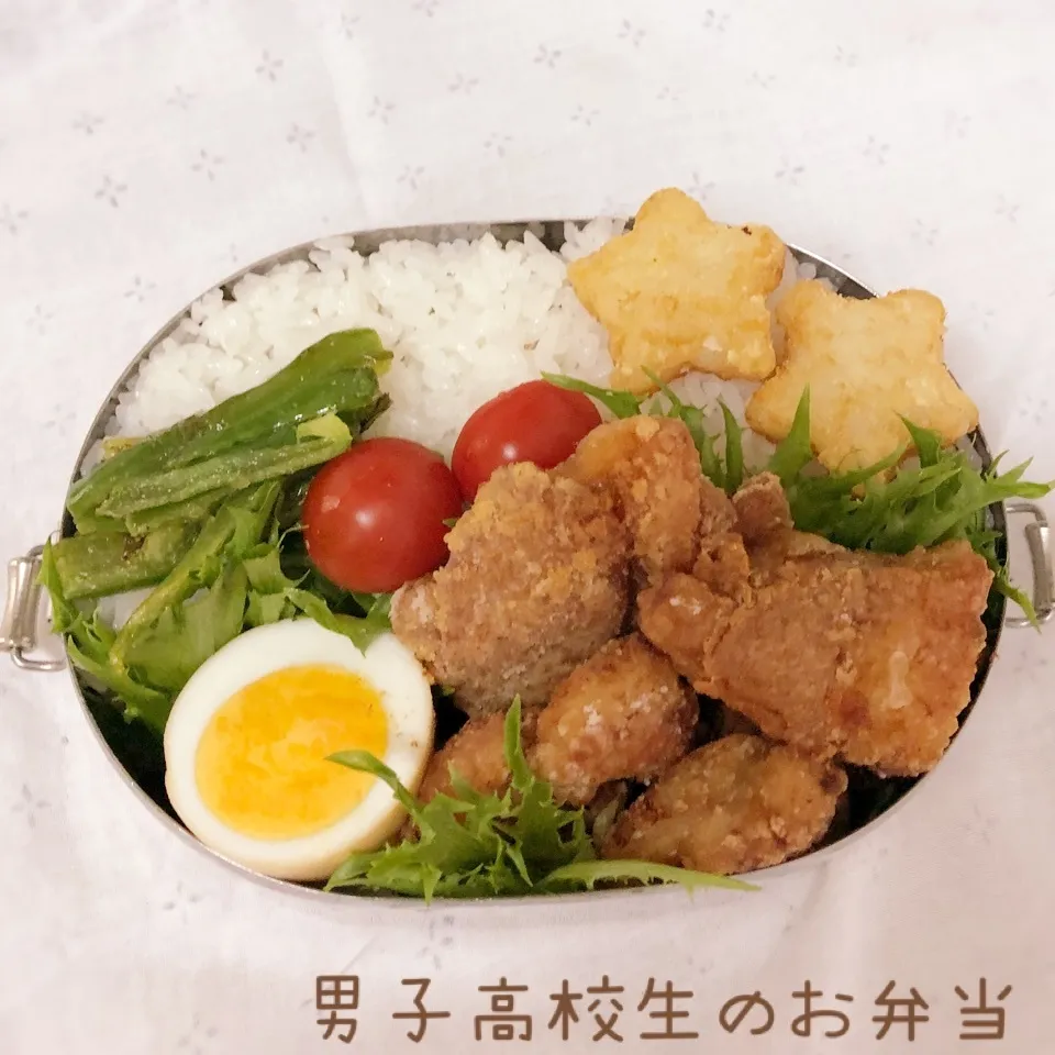 高2男子のお弁当 唐揚げ|チャコさん