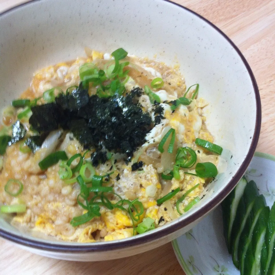 天かす入り玉子丼|せんちゃんさん