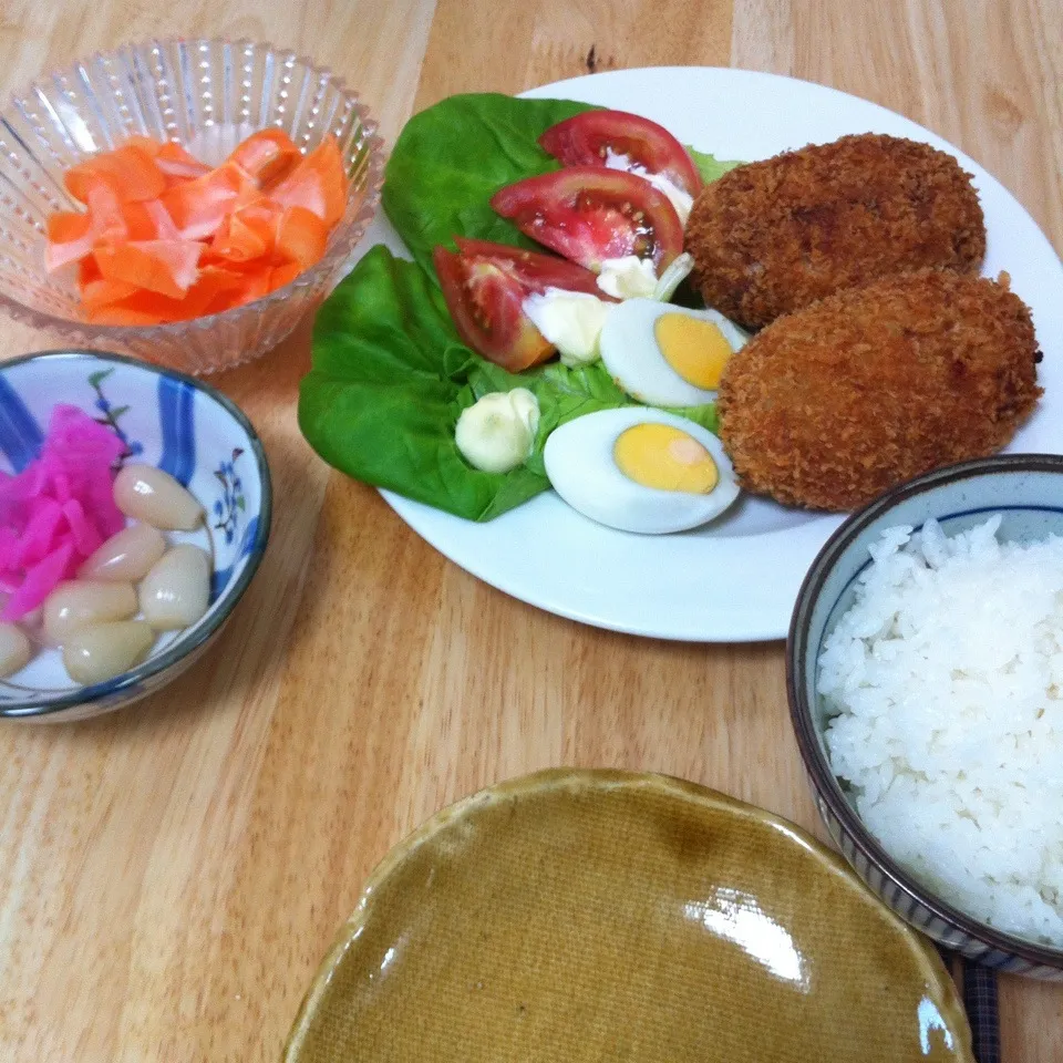 コロッケ定食|せんちゃんさん